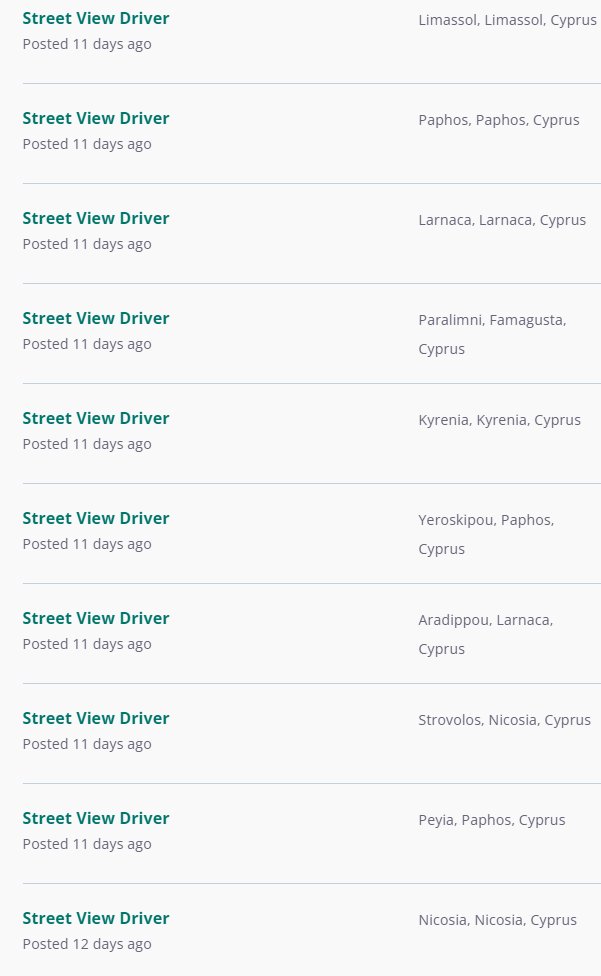 Virtual Streets on Twitter "Finally DeRisk, a company offering positions as Google Street View