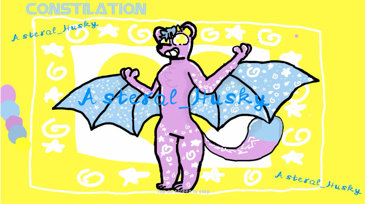Scornthekitty's tweet photo. @Blue11005156  art for planet paws discord sorry its so messy 😓 #furryfandom #furryart #furry #planetpaws #furryartwork #bat #Ferret https://t.co/KdSO4EyUZa