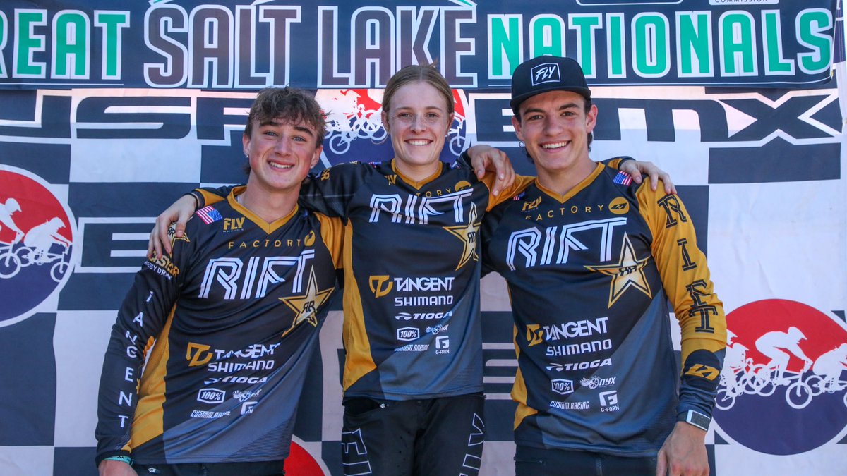 usabmx's tweet photo. The future is bright for the #TangentCartel 😎

Cutter Williams - 17-20x | Junior Men 
Breanna Winter -17-20x Girl | Junior Women
Nick Adams - Men Pro | U23 Men https://t.co/iVMzKjhGcu