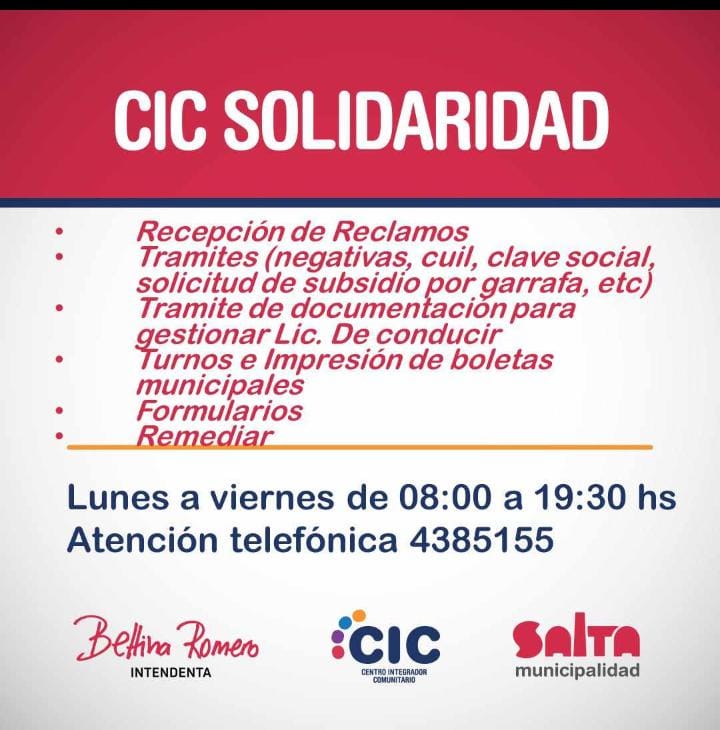 CIC1Solidaridad's tweet photo. ⚠️Mañana lunes te esperamos con estos servicios y actividades, gratuitas para la comunidad 
@DelFrariRossana
@RomeroBettina
@brandaweb https://t.co/Z77GBSBXxZ