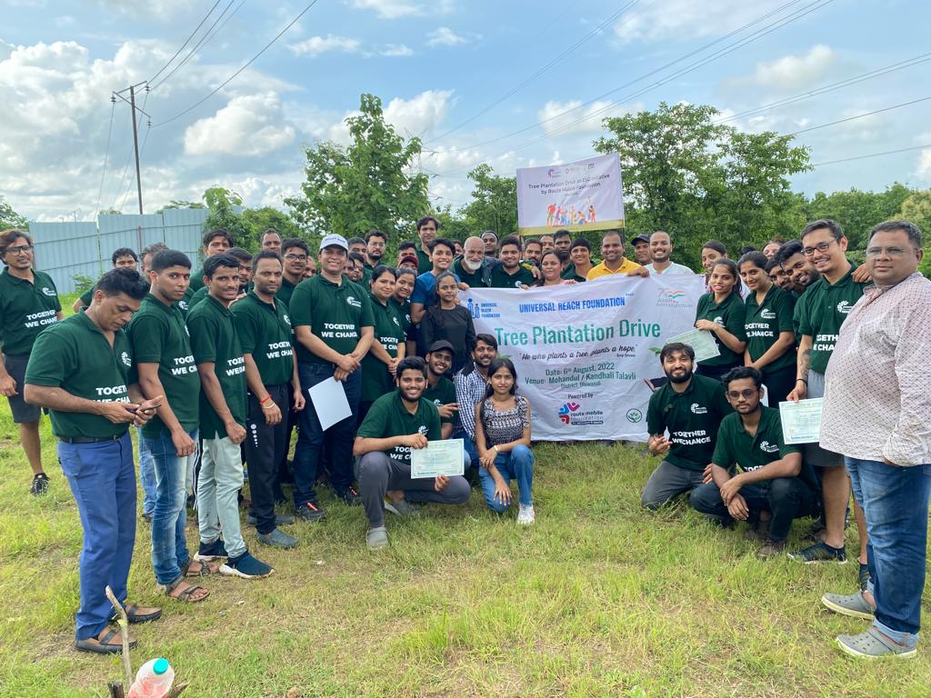 urfonline's tweet photo. Universal Reach Foundation and Route Mobile Limited organised a one-day tree plantation drive in the Padgha (Bhiwandi).

#UniversalReachFoundation #URF #URFonline #RoutemobileFoundation #treeplanting #TreePlantation #Routemobile #environment #trees #nature #ngo #ngoindia https://t.co/usaH8nRDJQ