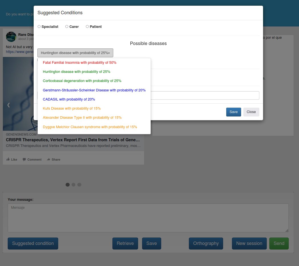 Got some good results validating our #virtualassistant for #raredisease using only symptoms… here we tested for #huntingtonsdisease and got a suggestion to look at 7 other conditions also, are those reasonable guesses? Tutorial: tinyurl.com/mtwu7a25

#artificialintelligence