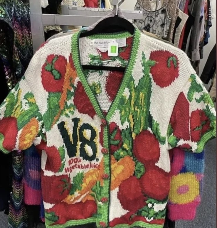 SuperSnarkz's tweet photo. When the drip comes with two full servings of vegetables https://t.co/nIfJ99yigh