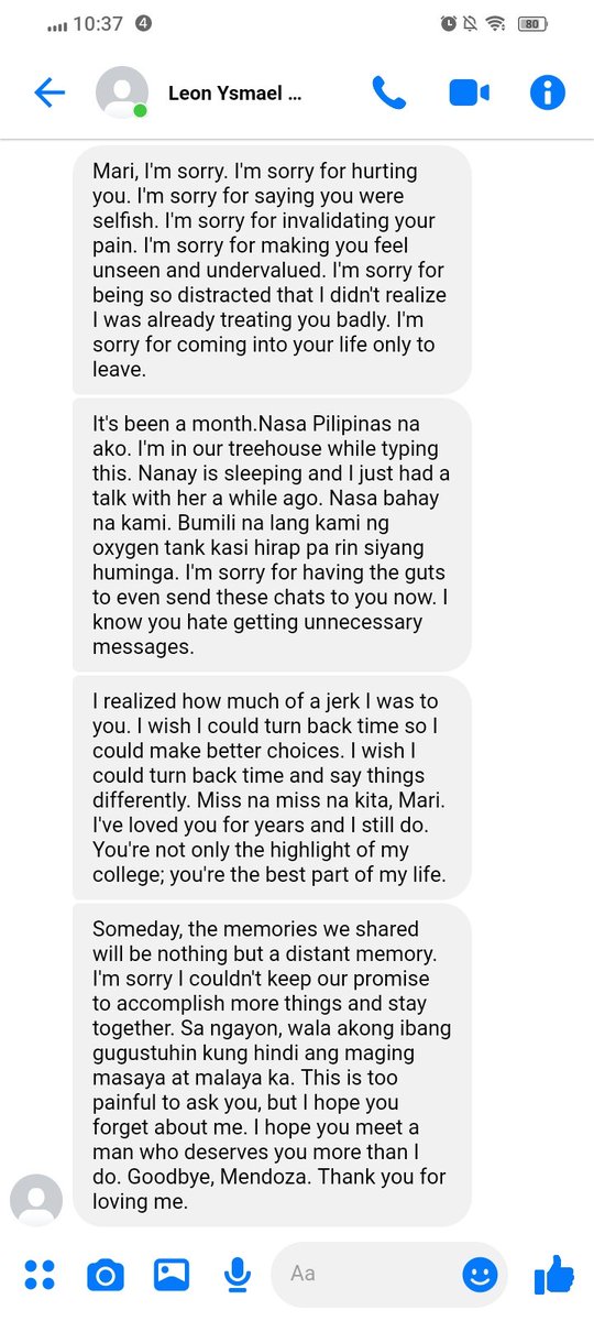 idylittlesuzy's tweet photo. Leon's last messages to Mari really broke my heart. :'((

#MWCLAChapter27 https://t.co/KRzJ1U5Mw2