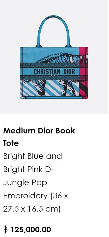 kimberleylook's tweet photo. Dior Book Tote (Medium) from #DiorSS22 collection #คิมเบอร์ลี่ #kimmy_kimberley https://t.co/s9iOFgoVRd