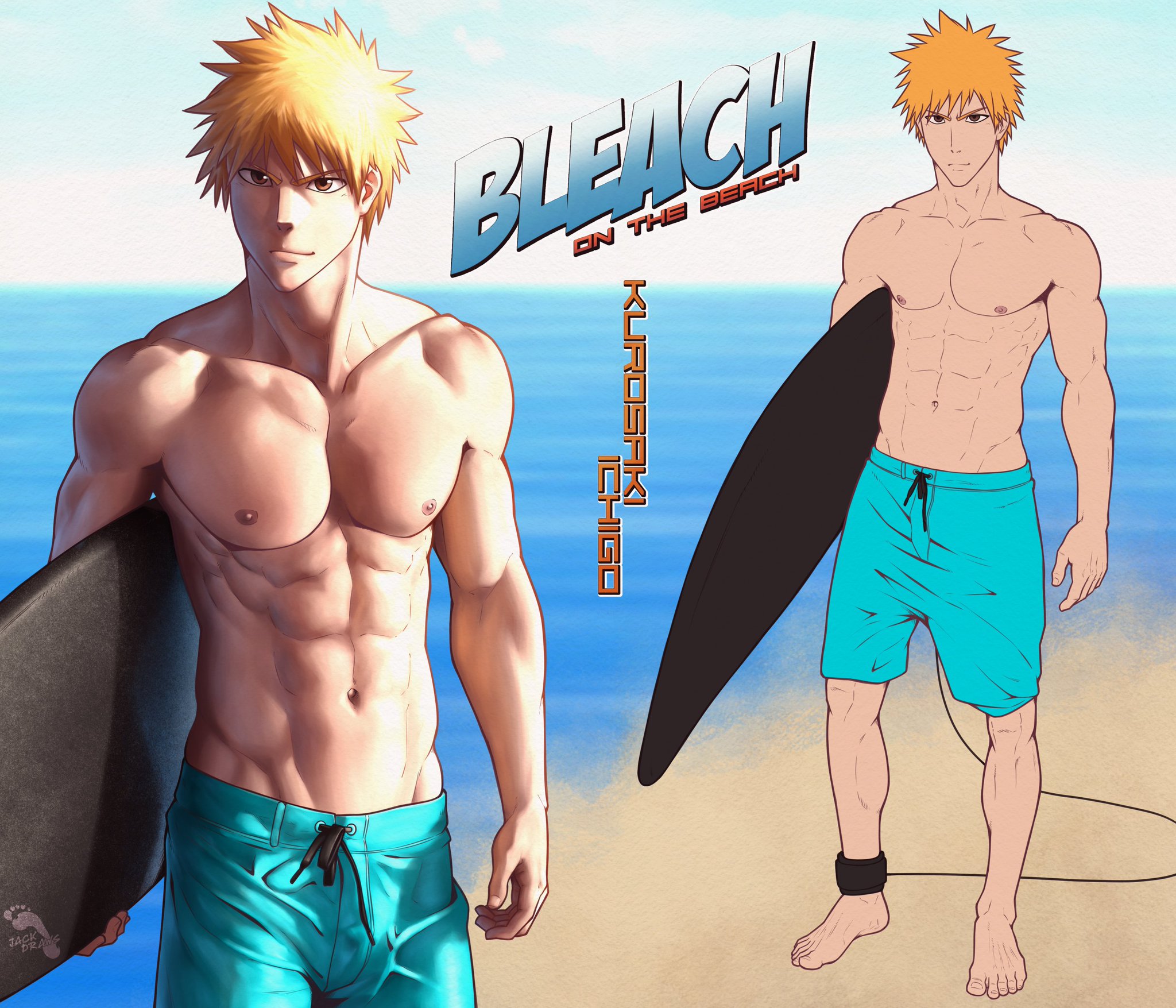 Yaoi, Porn, and my hole on X: RT @JackDraws1988: I think I overdid that  shadowing a bit IchigoKurosaki WIP. t.coZ66J3e30oC  X