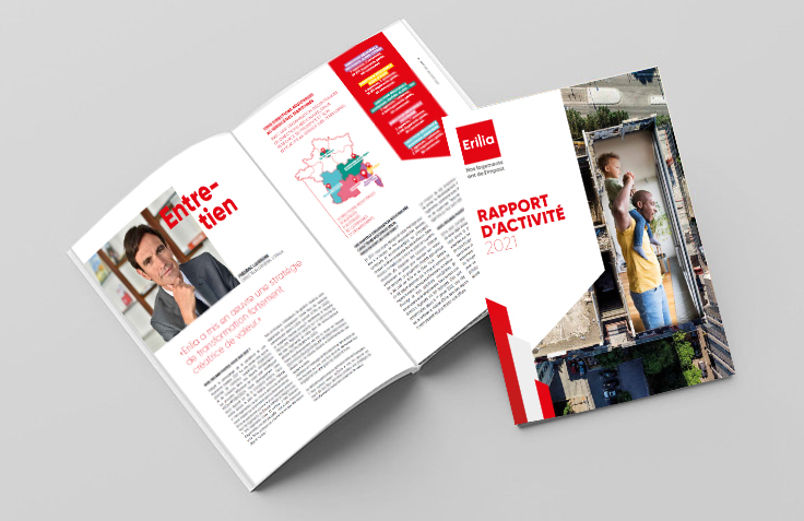 Constructions plus #écologiques, rénovations et #sobriété énergétique, politique RSE... #Erilia s'engage pour un impact environnemental positif. À lire dans notre rapport d'activité 2021 : bit.ly/3BfFvbK