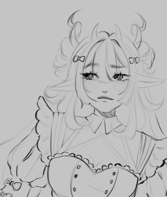 I completely forgot to post a couple of sketches from the last drop your png for @NataniaVT and @Xolga1! 🤍

#NataniArt #muiillust 