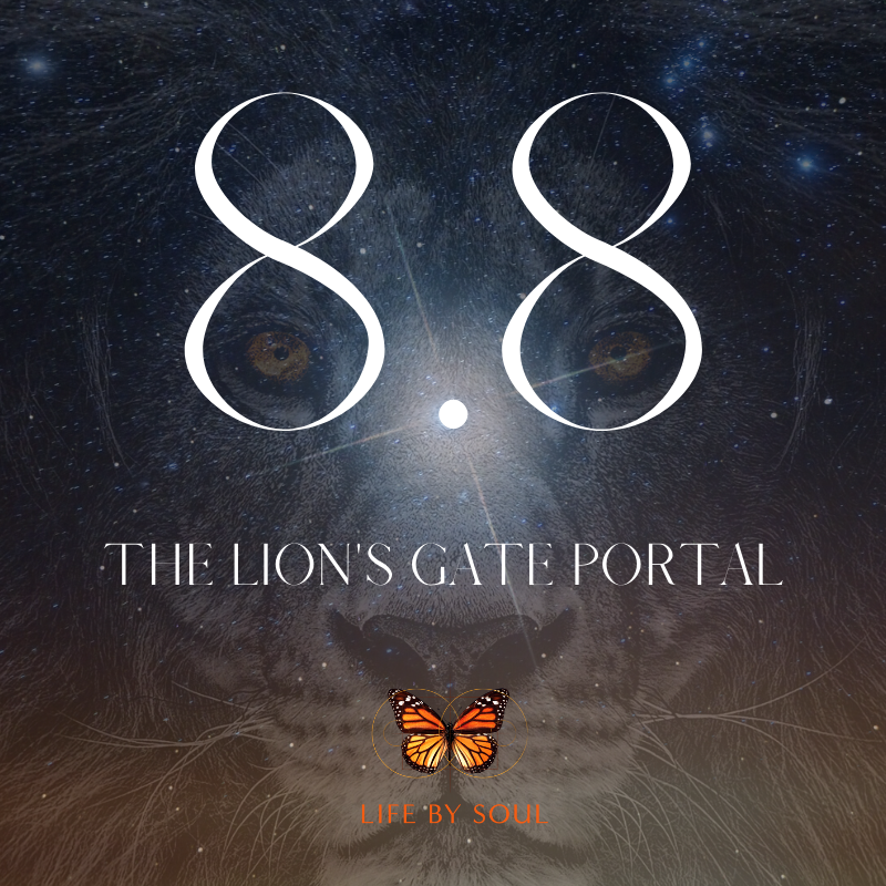 LifeBySoul's tweet photo. The 8:8 #LionsGatePortal” - Fixed star Sirius' aligns with the constellation Orion &amp; the Leo Sun on this day. #Eight is the number of power, influence, manifestation, &amp; realization; so this portal is THE time to #AskForWhatYouWant. #Eight8 #numerology #astrology #LifeBySoul https://t.co/fM4cTMuH9Q