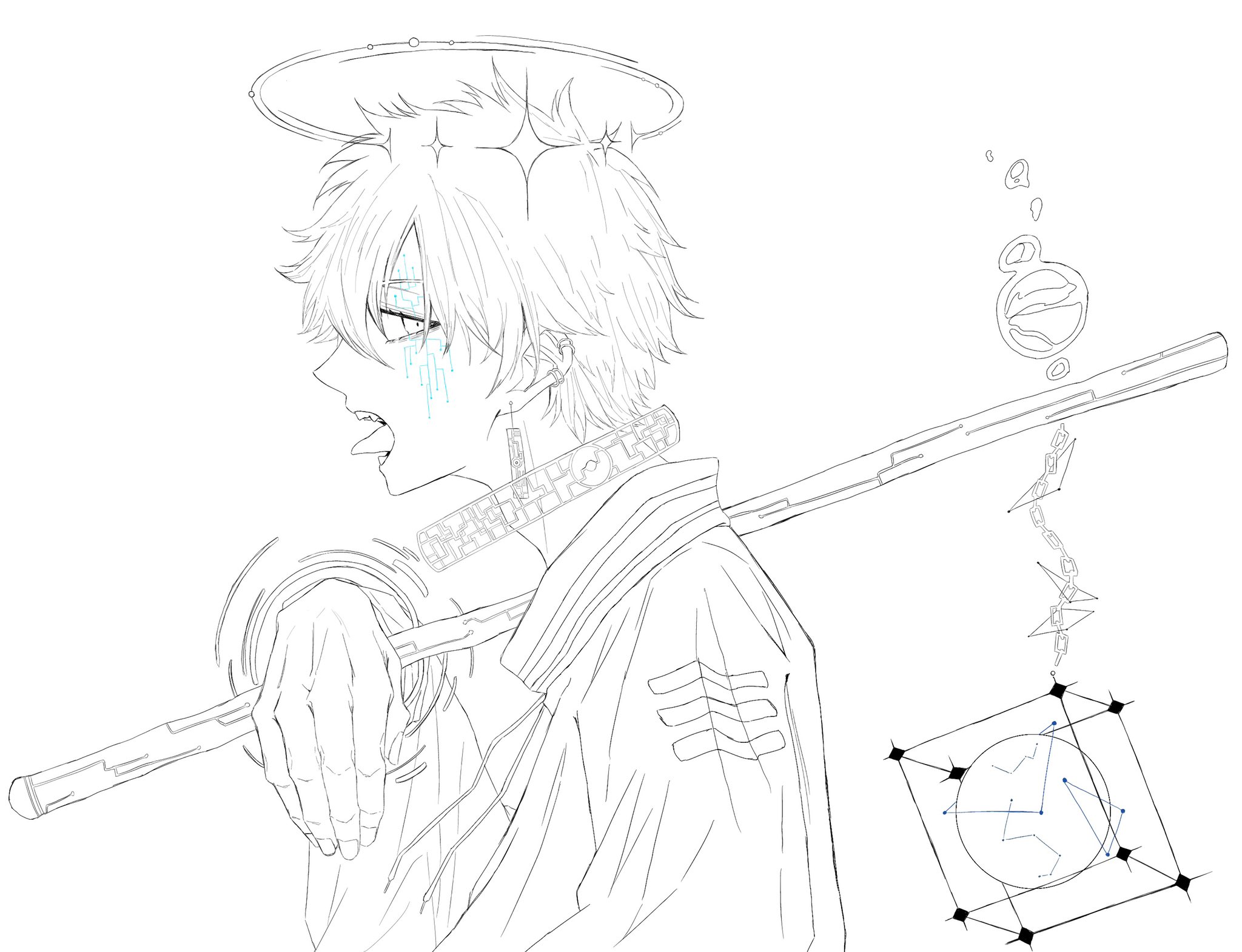 フリー線画 Twitter Search Twitter