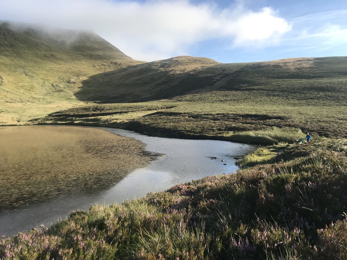 c_wingfield's tweet photo. Woke up to this view in the Berwyn Mountains on Sunday morning. Wild camp inspired by Phoebe Smith. Bag already packed for the next trip #wildernessweekends https://t.co/Nh5ILYOdMd
