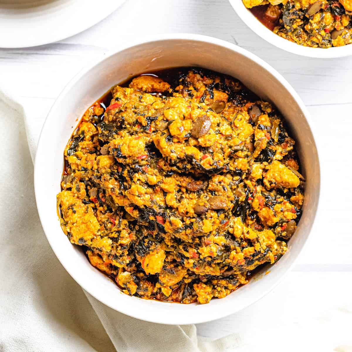 CONSUJ1's tweet photo. #NigerianHeritage

Egusi is a Nigerian soup thickened with ground melon seeds. It is mostly prepared with spinach and other vegetables or used alone. It can be eaten with several swallow foods or with rice. 
#consuj #naijastudent #egusi #nigerianculture #nigeriandelicacy https://t.co/rHnL0OP25w
