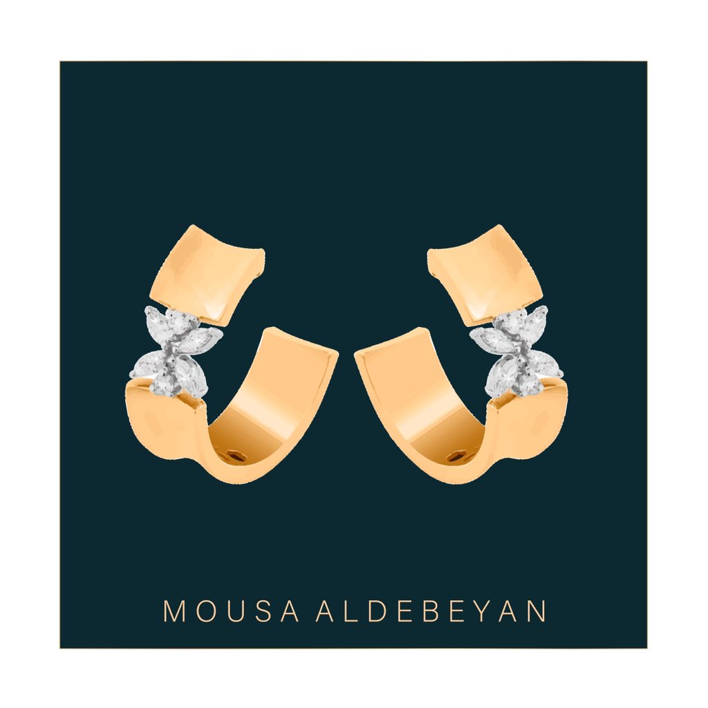حلق الماس بقصة الماركيز و ذهب الروز #جديد مجوهرات موسى الدبيان .. ♥️ 

#jewelry #style #fashion #luxury #gold #diamond #مجوهرات #موسى_الدبيان #ذهب #ألماس #فخامة #هدية