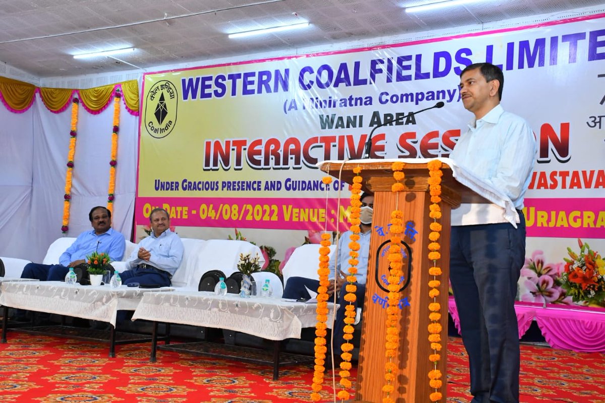 CVO_WCL's tweet photo. An interactive session was conducted at Wani Area, WCL. CVO, WCL set the tone of upcoming observance of VAW-2022 wherein the parameters of preventive vigilance cum internal housekeeping activities were deliberated followed by 3 months action plan.
@CVCIndia @TeamWCL @CoalIndiaHQ https://t.co/3aNKxETJAb