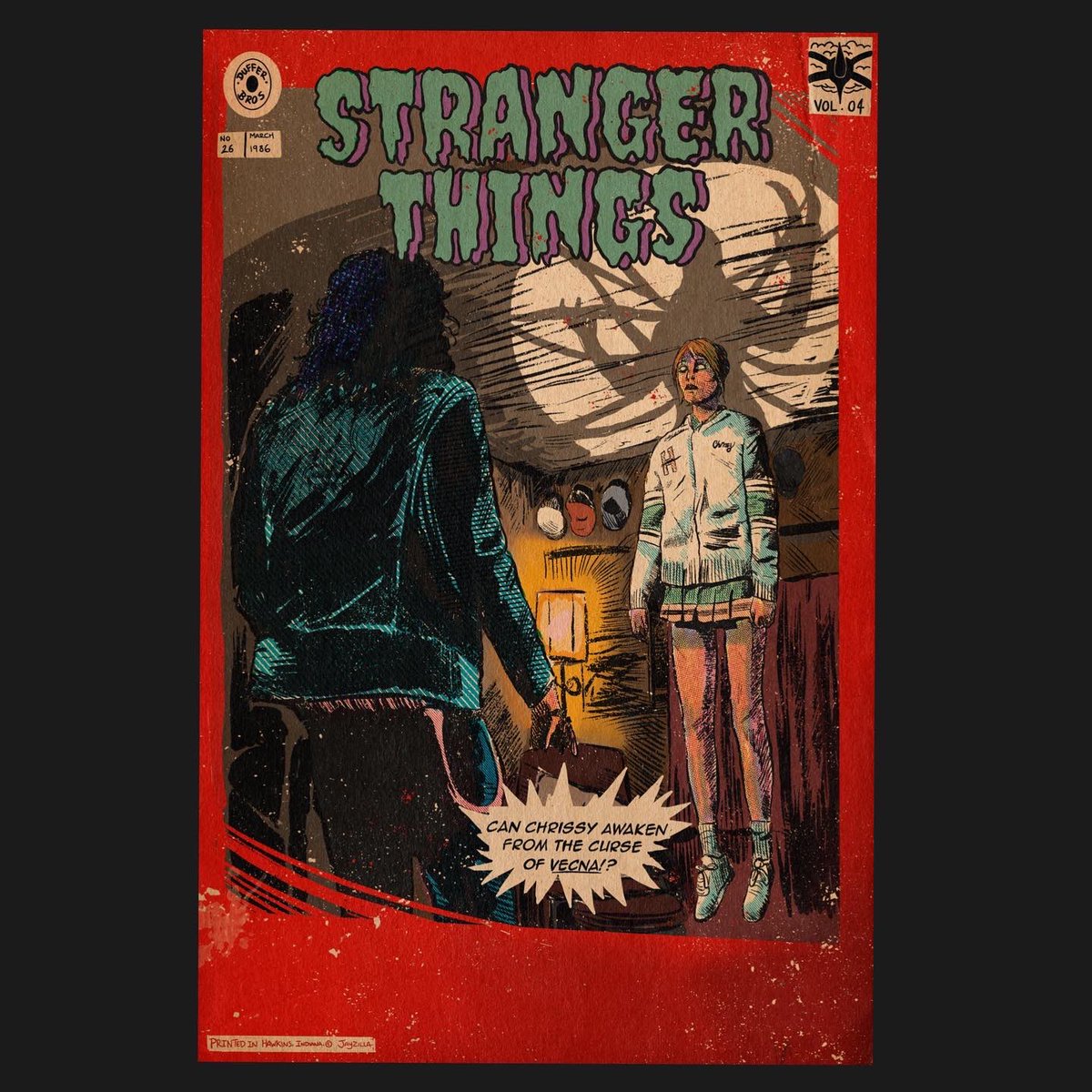 CHRISSY WAKE UP ! Season 4 of <a href="/Stranger_Things/">sƃuᴉɥʇ ɹǝƃuɐɹʇs</a> had been an absolute blast. 

#art #comicart #StrangerThings #Procreate