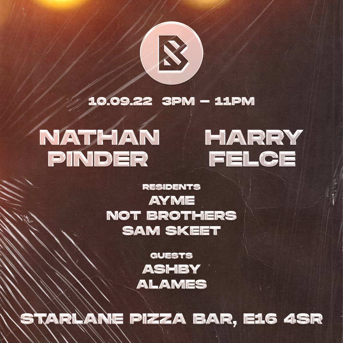 beats_ldn's tweet image. Here’s our full lineup for Saturday 10th September @ Starlane Pizza Bar E16. 

£5 Loyalty - SOLD OUT 
£10 1st Release - SOLD OUT 
£15 GA - Selling Fast 

Tickets 👉🏻 ra.co/events/1514354