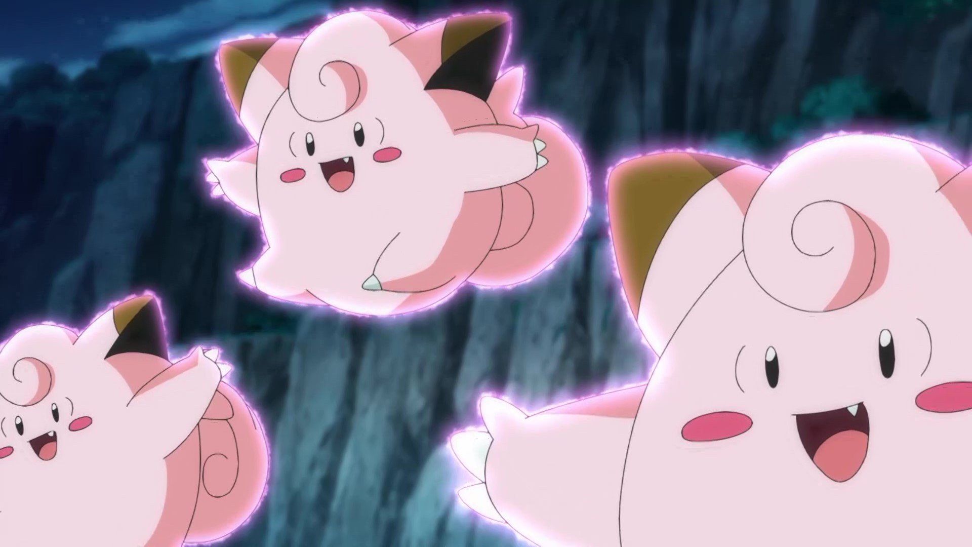 アニメ ポケットモンスター 公式 アニポケ 豆知識 ようせいポケモン ピッピ 静かな山奥で仲間たちと暮らしていると考えられていて 見つけるのが難しいポケモンなんです アニポケ第1話で 小さいころにピッピに出会っていたサクラギ所長