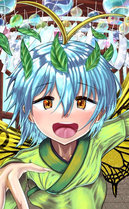 #8月8日はエタニティラルバの日
#東方Project
夏といえばラルバ ちゃん!! 