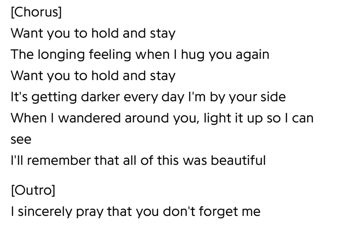 monxshownoo's tweet image. now the last sentence of AND hits way too different today :(( is this what changkyun really meant when he wrote the song on his last album before leaving the company 🥲