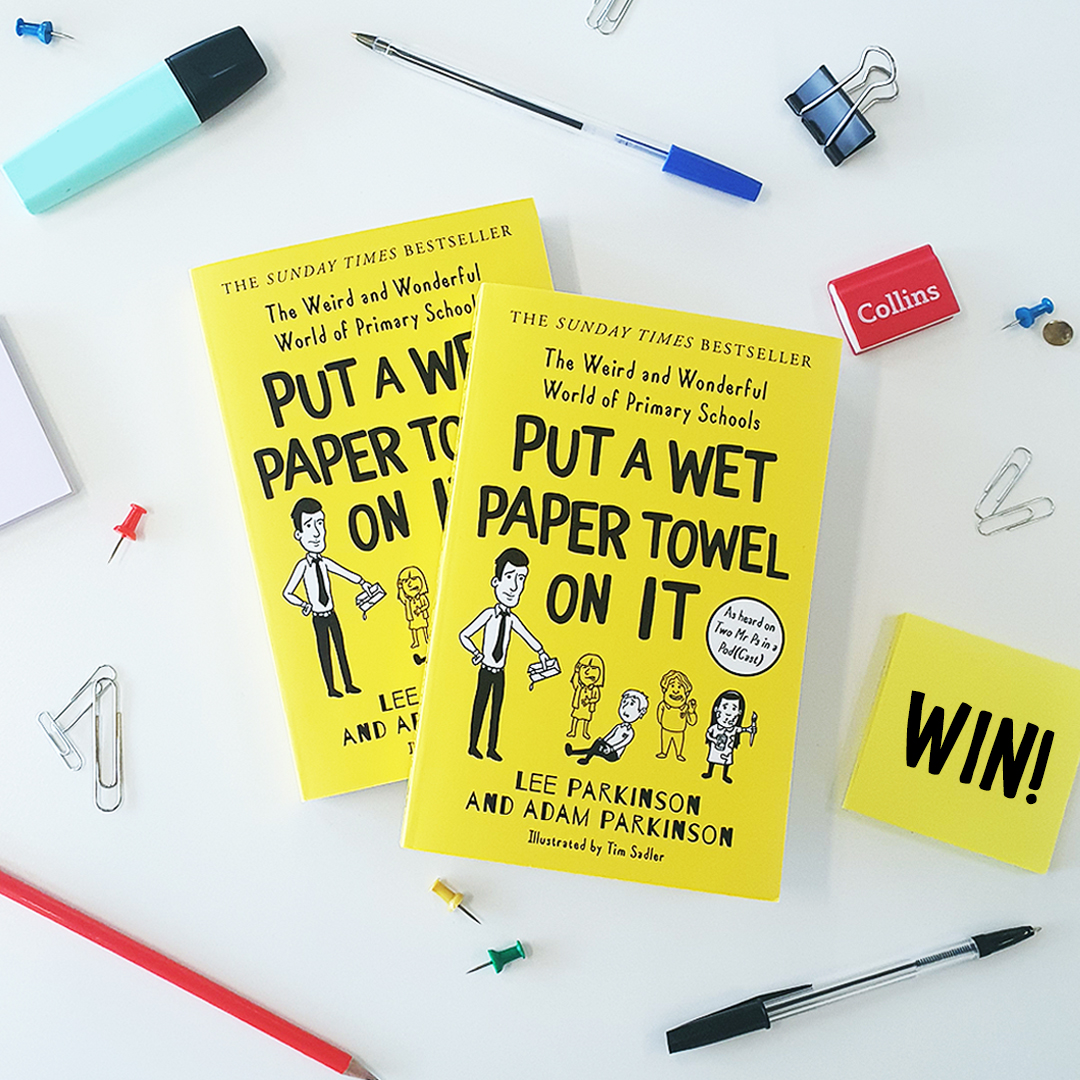 TEACHER GIVEAWAY ALERT ⚠️ We have two copies of the hilarious Sunday Times bestseller, Put A Wet Paper Towel On It to give away – signed by @ICT_MrP himself! To win, simply follow us and RT this post. Ends 12/8/22. T&Cs apply: ow.ly/YXua50KeAsl #edutwitter