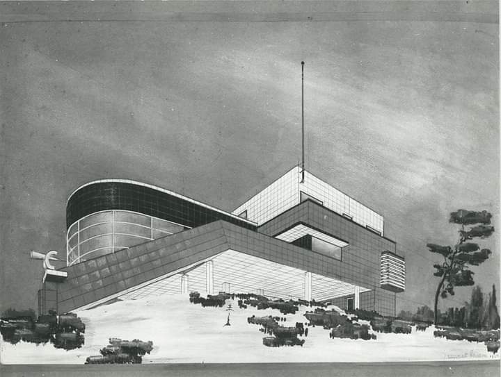 areasvellas's tweet photo. RENAAT BRAEM 1910-2001
Projet pour un pavillon de chasse...1930
#architecture #arquitectura #drawing #Project #proyecto #Perspective #RenaatBraem #Braem #Pavilion
https://t.co/UMo5GCa7mK https://t.co/7xFQgW5VBd