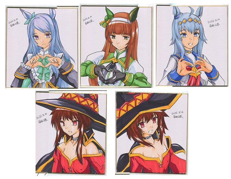 コミケまで一週間。
奈塚は翌日が健康診断のためお休みです…大汗。
が、サークル自体はひっそり参加します。
14日東J-34b「めぐみん口ーソン本」
色紙も描きましたが、本も少部数なので、
お求めの方は他のサークル様を優先しつつ、
お越しください。
#C100