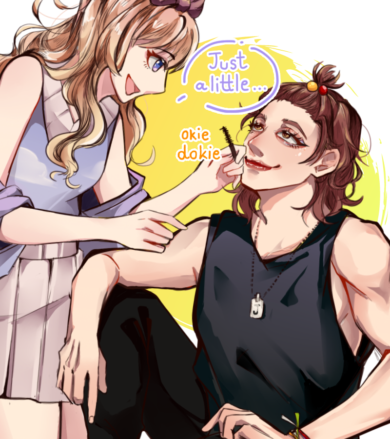 Jerrold_LHS's tweet photo. [twitter]
🦊: Make Up Training with Cutie Claire 🧡🌻

(เพิ่งมีเวลาว่างมาลงโมเม้นหลังไมค์ที่ลูกโดนแกง 55+) https://t.co/ywwy5MdSXM