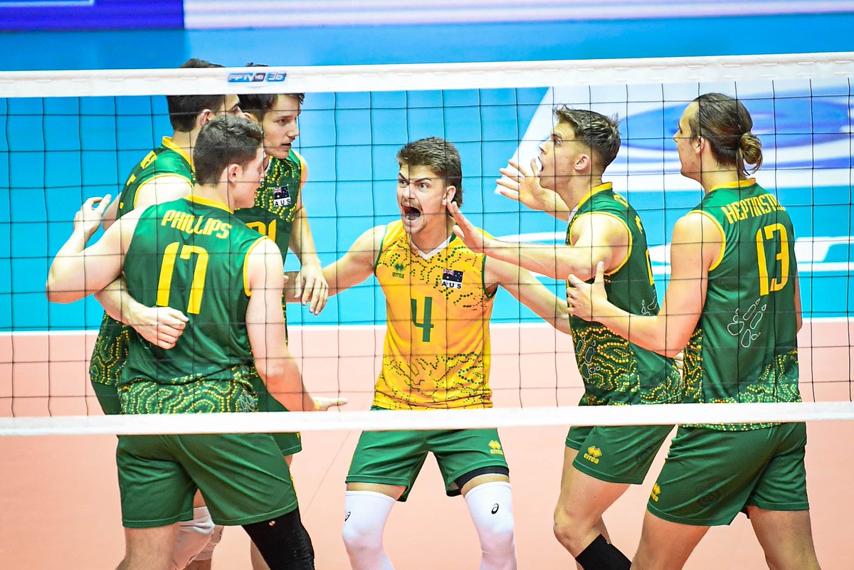 ausvolley's tweet photo. The Men's #Volleyroos 🇦🇺 have opened their #AVCCup tournament in Thailand with a convincing 3:0 (25-17, 25-20, 25-12) win over India 🇮🇳

They'll next face Japan at 3pm AEST on Tuesday 9 August

#Volleyball @AsianVolleyball https://t.co/kgUC5qpofO
