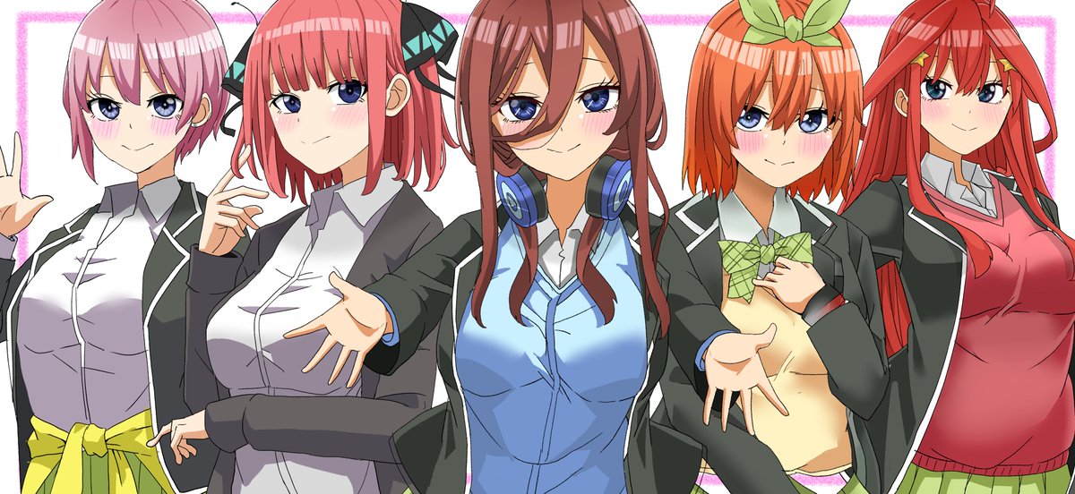 #五等分の花嫁記念日 #五等分の花嫁 
大好きな作品。これからも好き(●'ω`●) 