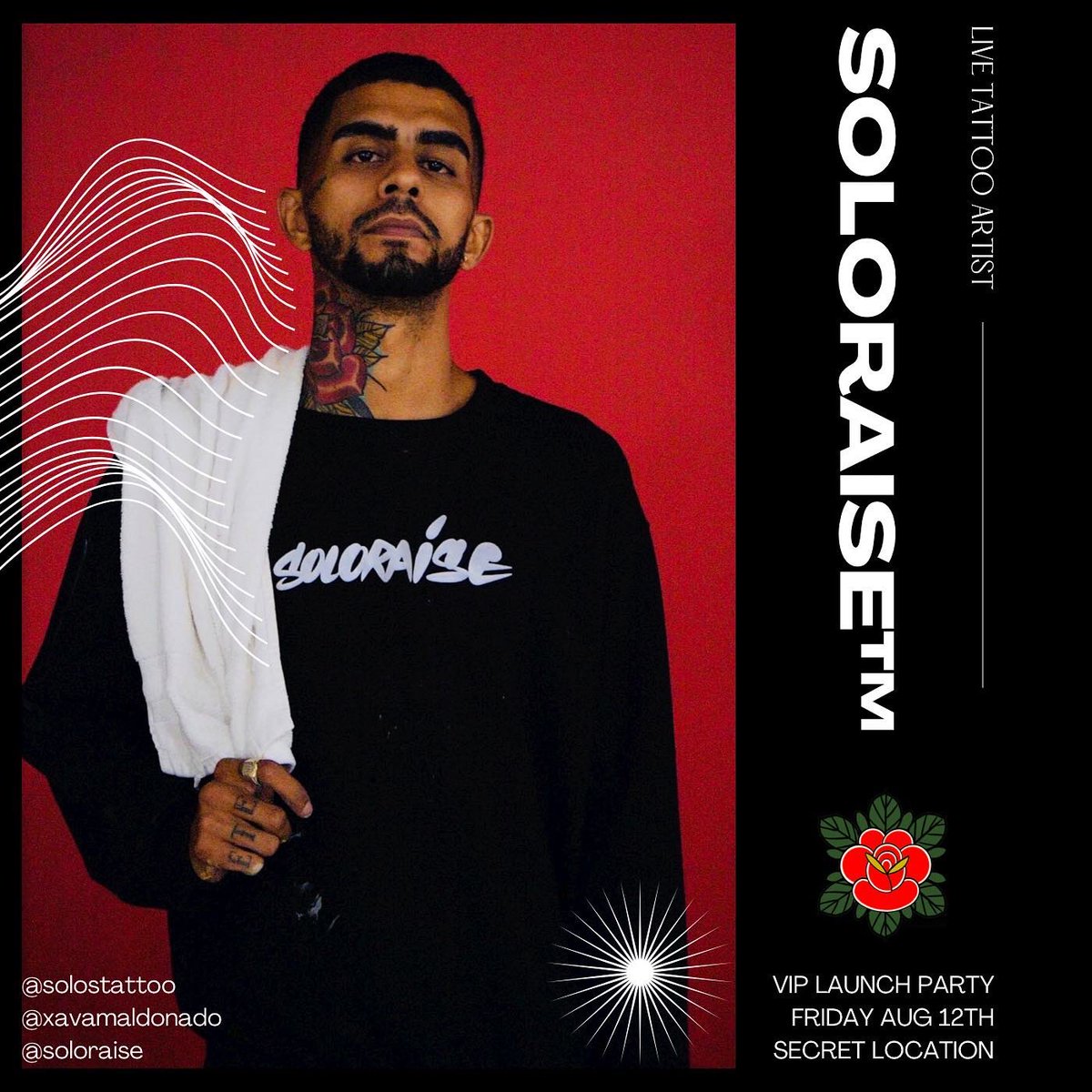 NFTARTPR's tweet photo. #VIPLaunchParty Live Tattoo by @xavamaldonado @soloraise https://t.co/wjAMx6L0Sd