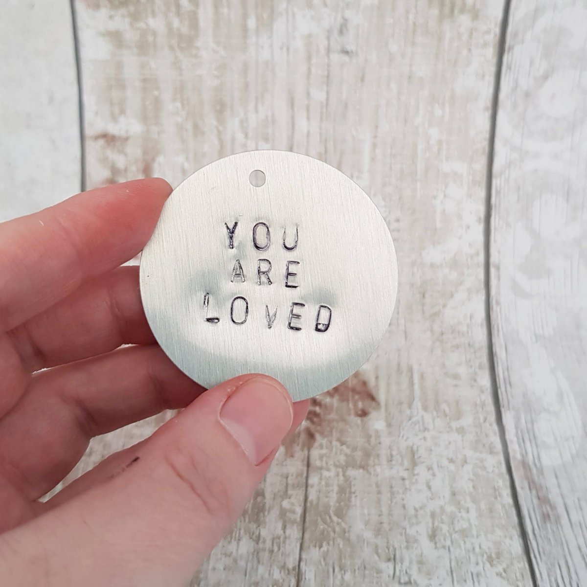 martisanne's tweet photo. You are loved token, girlfriend gift, wife, husband, boyfriend, anniversary, custom stamped , personalised, I love you, romantic gift, AT https://t.co/onY1FF9trt #TMTinsta #EtsyTeamUnity #BudgetGift https://t.co/RX2VkKllsM