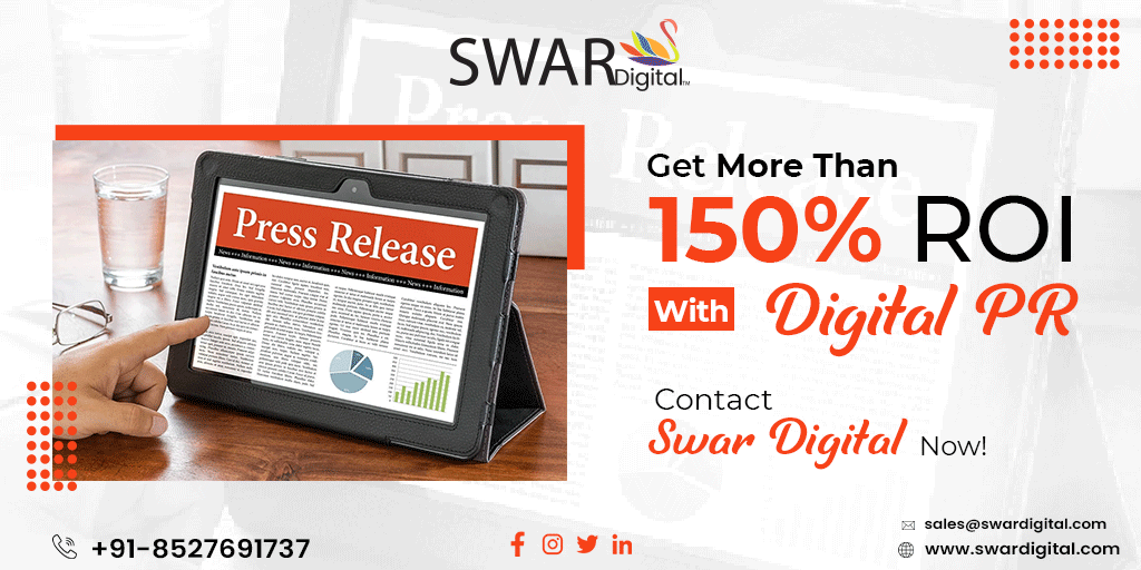 SwarDigital's tweet photo. Get More Than 150% ROI With Digital PR.
Contact Swar Digital Now!
Visit Our Website: https://t.co/608V92prwx
Call Or WhatsApp: +91-8527691737
#PR #prservice #publicrelations #publicrelationcompany #pregnancy #publicrelationsservices #publicrelationsfirm #publicrelationsstrategy https://t.co/XOKJfbxpM0