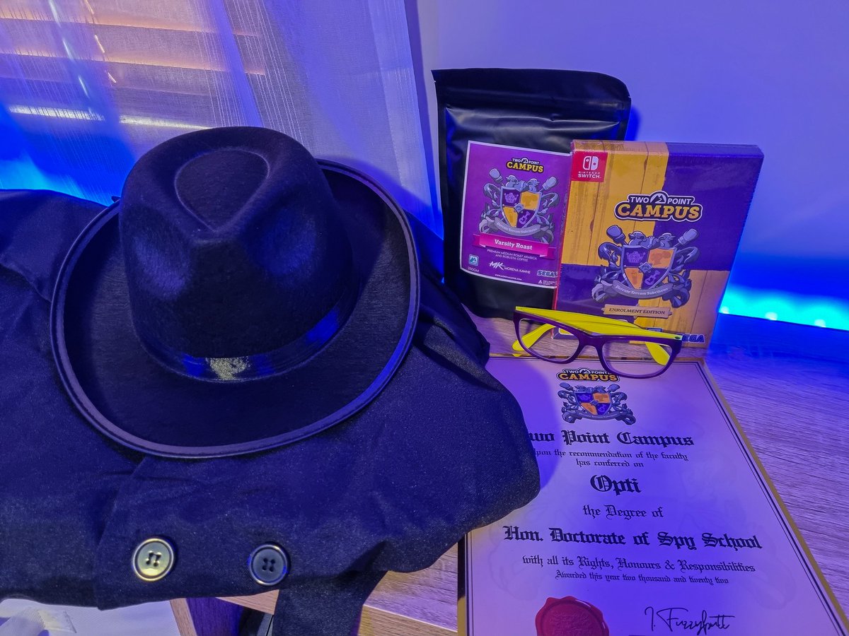 ximOpti's tweet photo. I'm enrolled in Spy School for #TwoPointCampus 🕵‍♂️

Really excited to see how my life on campus goes! Who else is checking out Two Point Campus? 👀 https://t.co/wzwyyIR2je