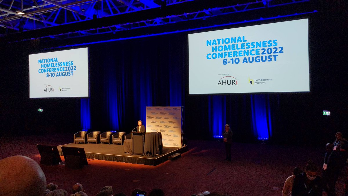 Jenny Smith @HomelessnessAus introduces and welcomes everyone to both Canberra and #HomelessnessConf2022. https://t.co/xzzKnmecht