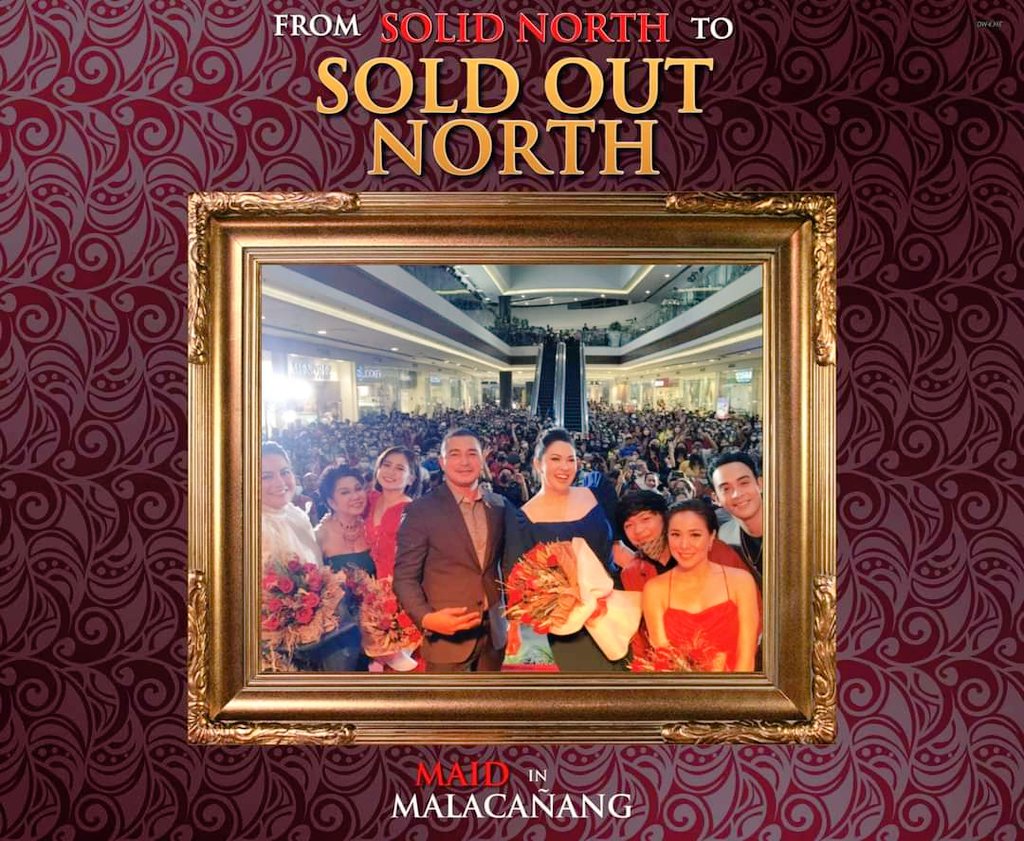 1kityoung's tweet photo. Maid in Malacañang 
From Solid North to Sold Out North
MIM BLOCKBUSTER MOVIE
#MAIDinMALACAÑANG
#MiMDay6Showing https://t.co/Au1j16tB8J