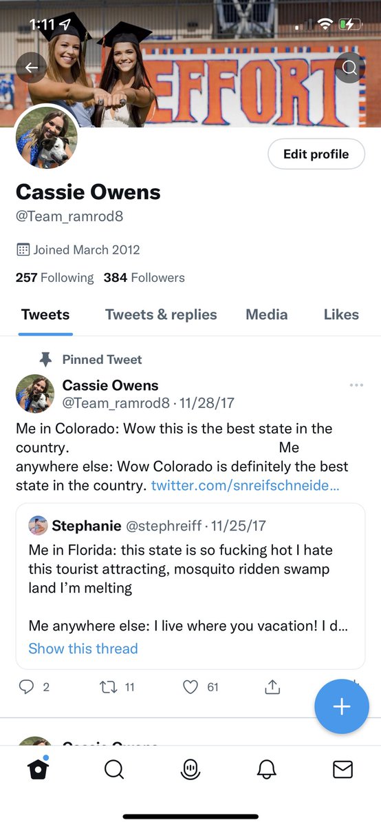 Team_ramrod8's tweet photo. Just realized this is my pinned tweet🥵🥵😭😭😭 Idk how to break it to my 2017 self, but girly… we went back to the Sunshine State and you’ve been saying out loud to ppl “why wouldn’t u live where u vacation”🫠🫣😭🫠🫠 https://t.co/9V5EYVLmrJ