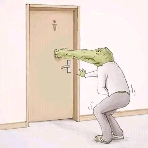 keepprayingbro's tweet image. Thank God I'm not a crocodile 😩