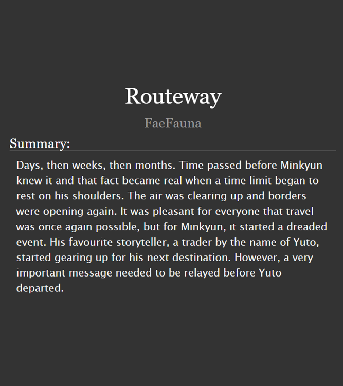 FaeFauna's tweet photo. 🗝️Routeway 
🗝️KyunYu
🗝️T
🗝️11.4k
🗝️Link: https://t.co/b3N2ZkZGY7 https://t.co/2sWTLw3hq6