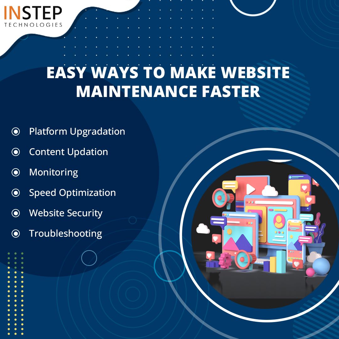 instepoffice's tweet photo. How Is Website Maintenance Performed? Website upkeep services can increase agencies' recurrent income.
#webdevelopment #webdesign #css #digitalmarketing #coding #programming #seo #webdesigner #web #ecommerce #code #php #softwaredeveloper #Websiteaintenance #Backups #WebBackUp https://t.co/OQYJrEo1m3