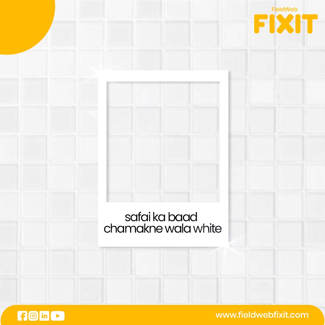 fieldwebfixit's tweet photo. Make sure your bathroom has that 'safai ke baad wali chamak' &amp; that can happen only with FieldWeb Fixit.
Get expert home cleaning services now: https://t.co/y8Fd0hxGpB

#fieldwebfixit #Services #home #ThankYou #disqualified #Trending #sundayvibes #mondaythoughts #MondayMotivation https://t.co/l7bpPaDm1d