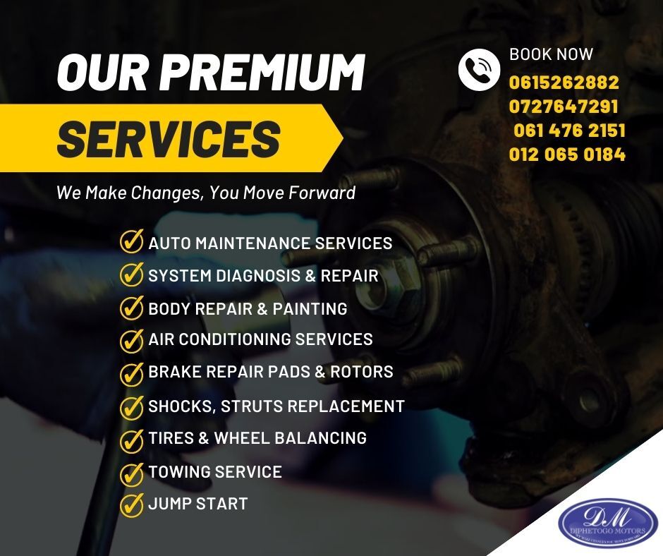 DiphetogoMotors's tweet photo. We are the perfect all-rounder you have been looking for! 
We offer spares services, panel beating, auction services, and much much more. 

Have an inquiry? Contact us today, we are ready to assist!

Location: 137 Ga-Rankuwa Zone 15 Industrial Site
Call or Whatsapp: 0615262882 / https://t.co/Mh6XanAnUC