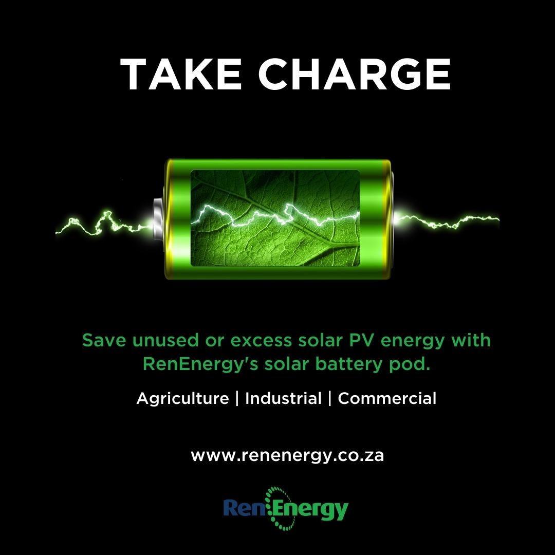 RenEnergyAfrica's tweet photo. Save unused or excess solar PV energy with RenEnergy's solar battery pod.
#RenEnergy #SolarPowerPV #Solar #Green #Energy #GreenEnergy #GreenPower #Sustainable #SolarEnergy #PartnerInPower #RenewableEnergy #EcoFriendly #SouthAfrica #SaveWithSolar https://t.co/UB60uURBdx
