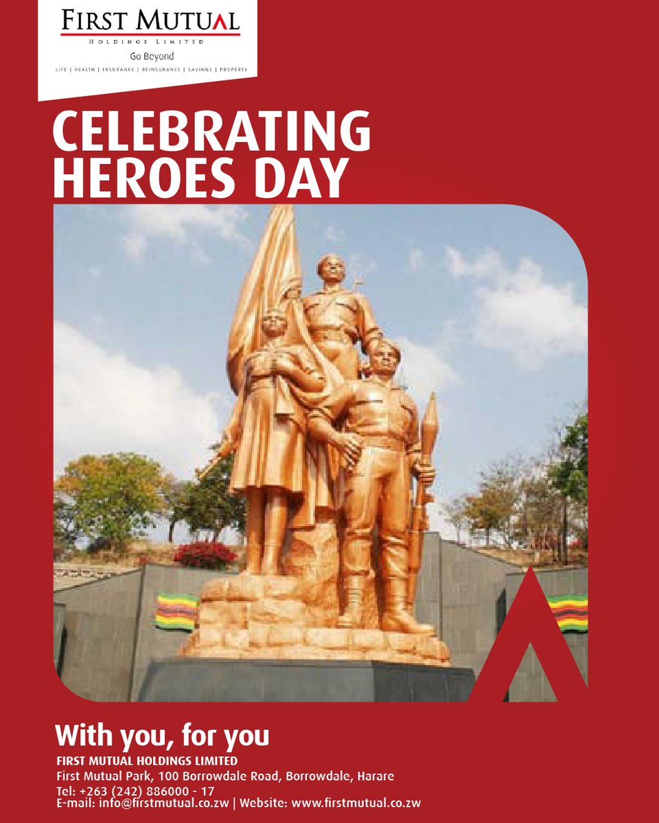 Let us take time to reflect on the sacrifices that were made by our Heroes to give us the freedom we have today. We honour your selflessness and bravery! 

#HeroesDay2022
#WithYouForYou