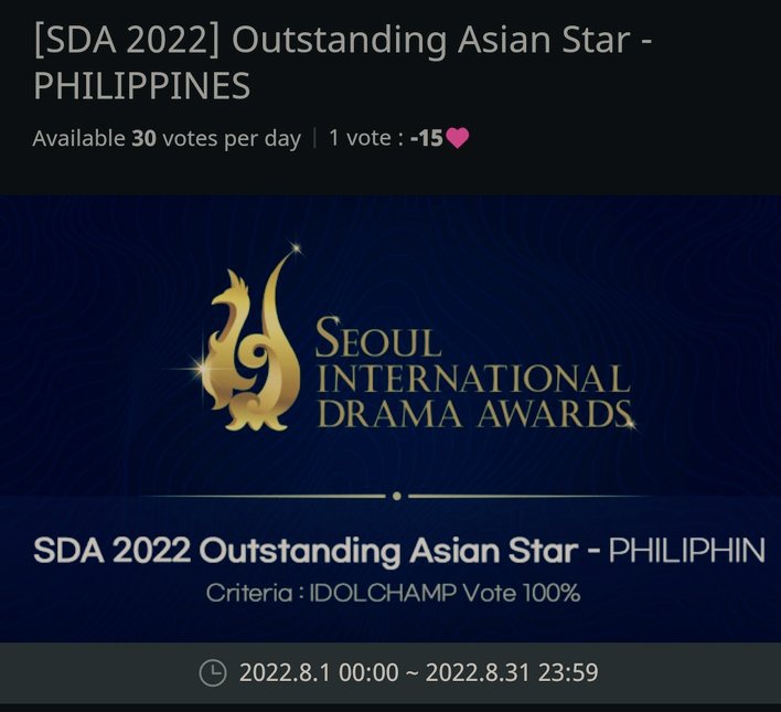 DBoosterSV's tweet photo. SEOUL INTERNATIONAL DRAMA AWARDS 🏆

Pls Vote  for #DonnyPangilinan and #BelleMariano just download the App to VOTE! 🔗:https://t.co/G9w9Mgl5kX

👉 30 Votes per Day. 

#DonBelle  | #DONBELLEmpire https://t.co/sdvJ1qgbUV