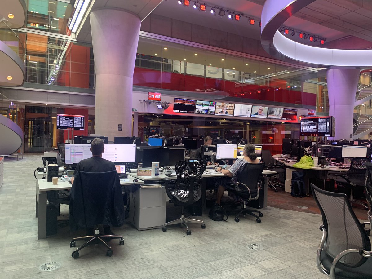 MonicaMalpass's tweet photo. Fun touring the BBC with my friend &amp; director Jacqueline Whiston! Their global audience is 489 million, double what it was 10 years ago! A very impressive operation at the world headquarters in London with such nice employees. Great!!#BBC #TV #London #tvnews https://t.co/quEV7mBy8E