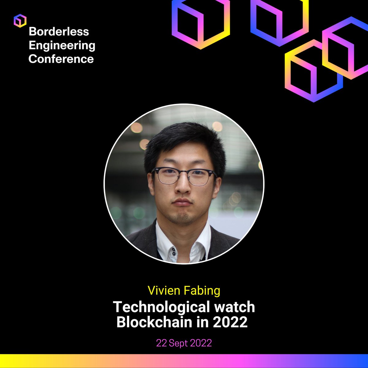 BorderlessEng's tweet photo. Blockchain, Crypto, NFTs, Web3: the good, the bad, and the ugly. @vivienfabing will share his opinions as a Blockchain enthusiast about the current state of the Blockchain, and where we are heading.
Join our discussion:
https://t.co/UdZISo0GjB
#BorderlessEngConference #Tech https://t.co/aB0OlMz1KV