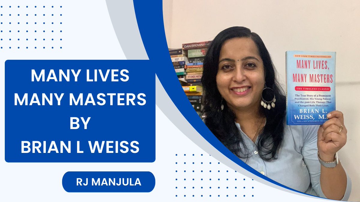 #manylivesmanymasters by #brianweiss in #bookreviewbyrjmanjula on my YouTube channel #rjmanjula on youtu.be/7kzIBETRwoE

#manylivesmanymasters📖 #brianweissquotes #drbrianweiss #brianweissbooks #drbrianweissmanylivesmanymasters #lifechangingbooks #spiritualbooks #bestbooksever