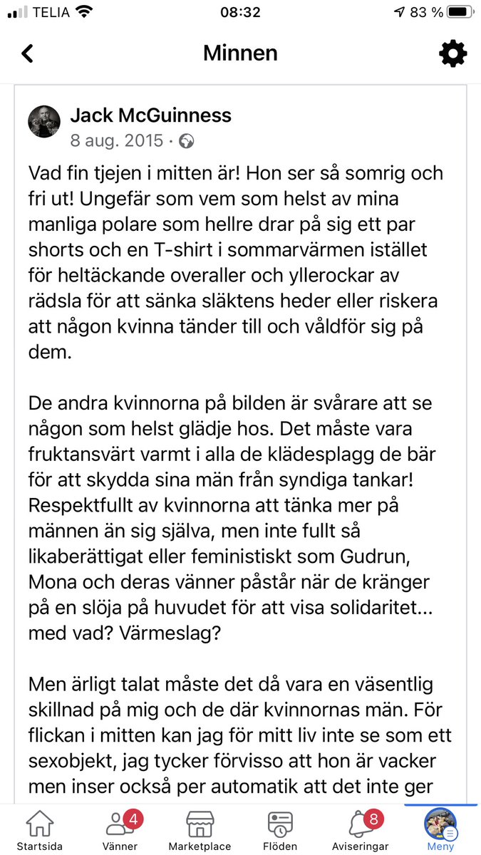 RamonaFransson's tweet photo. Om alla män i Sverige tänkte som Jack vore det inga problem för kvinnor. Men … https://t.co/xGeGavGUly