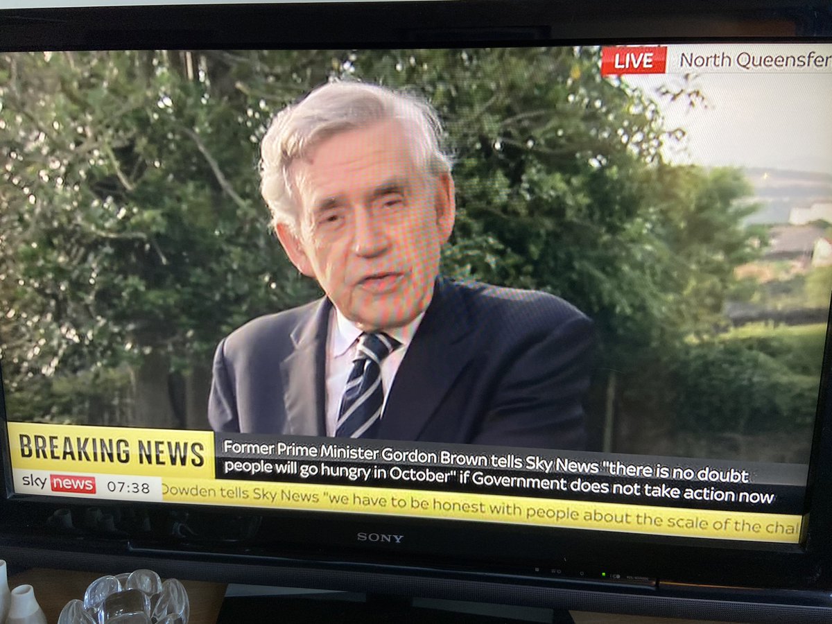 None political party broadcast but @GordonBrown is looking and sounding remarkably like the kind of politician that should be running the country right now.