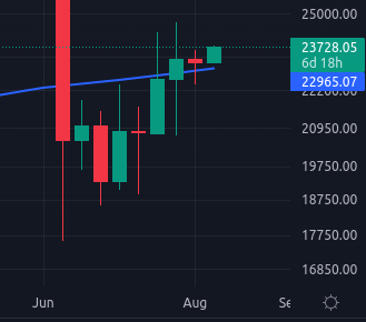 olisusername's tweet image. #Bitcoin closed the last week again above the 200-week MA. Good one.

#Crypto